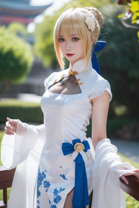 Saber 旗袍 FATE Saber