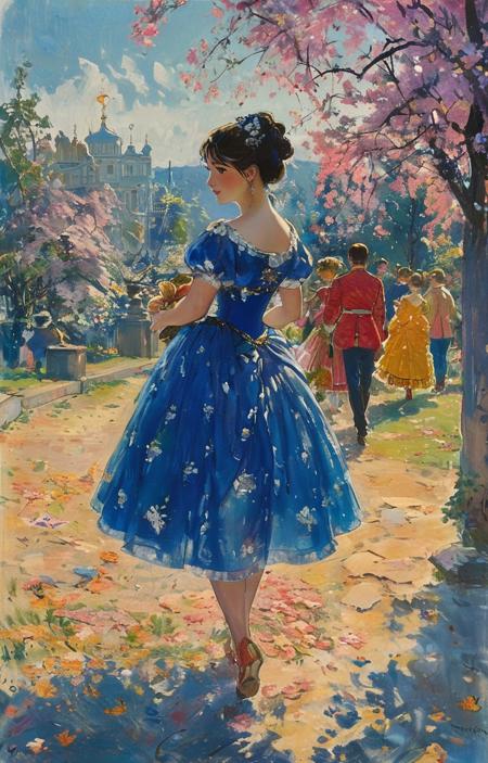 style of Boris Kustodiev [SDXL] 263