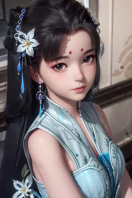 激萌ai蓝灵娥少女版