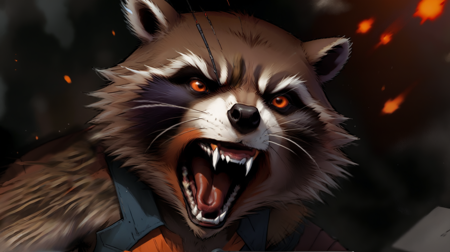 Rocket Raccoon SDXL