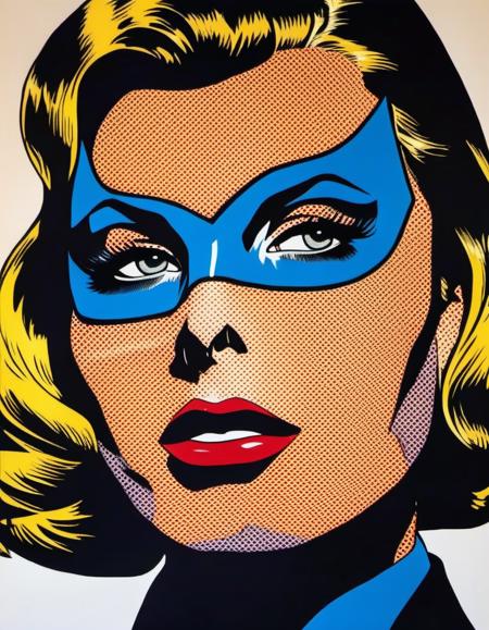 Pop Art - Roy Lichtenstein Style - SDXL 1.0