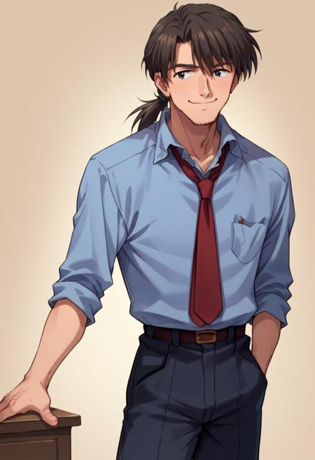 Ryoji Kaji (Father and Son) 2 characters - Neon Genesis Evangelion