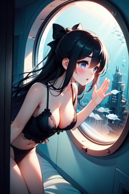 girl like ship porthole