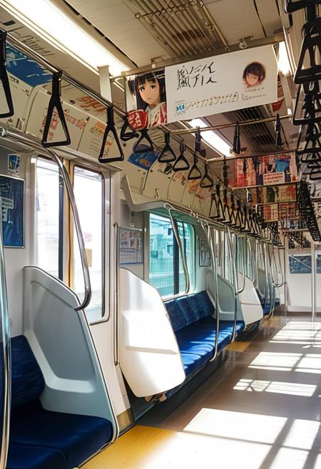 JR East E233-1000 series train interior / PONY