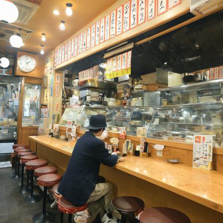 大衆酒場の店内 / Inside a popular Japanese Tavern SDXL版本SDXL_V2 (ID: 162587)