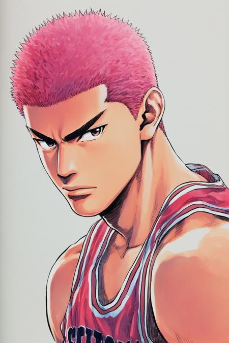 [illustrious XL] Inoue Takehiko/井上雄彦 《SLAM DUNK》/《灌篮高手》 樱木花道、流川枫 - Artist Style版本illustrious XL_v1.0 (ID: 1100989)
