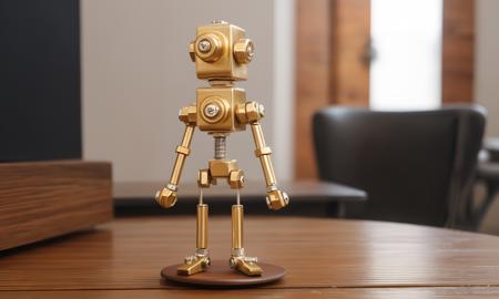 XL Realistic vintage mech art style