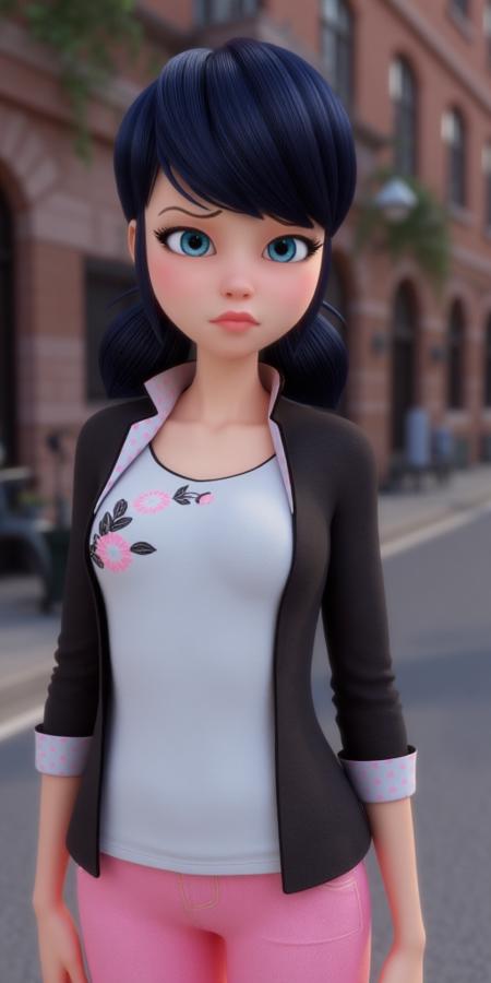 Marinette Dupain-Cheng, Ladybug, Miraculous. Different models and attires.