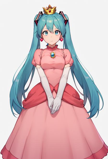 Princess Peach Cosplay - PDXL版本P34ch3sCosplay-PDXL-V1 (ID: 706600)