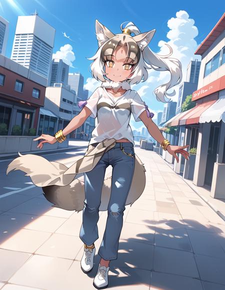 インドオオカミ (けものフレンズ) / Indian Wolf (Kemono Friends) [Pony Diffusion]版本v1.0 (ID: 702912)