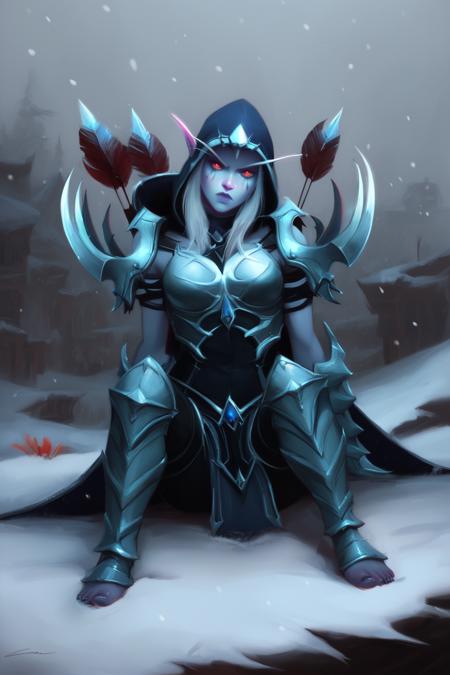 Lady Sylvanas Windrunner 5 Outfits (Warcarft) | Pony / SD 1.5