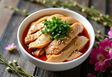 Flux-口水鸡-Steamed Chicken with Chili Sauce