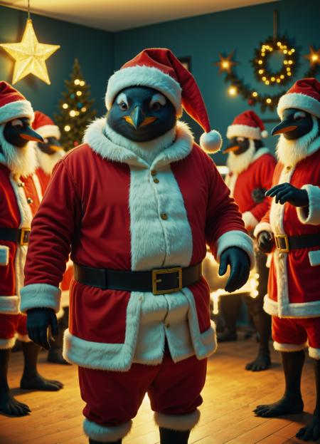 Santa Penguin [SDXL]