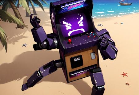 Kung Fury Angry 80s Arcade Machine