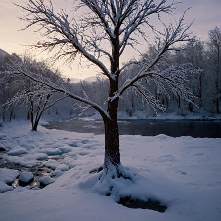 North Pole (Freezing winter) cinematic style XL