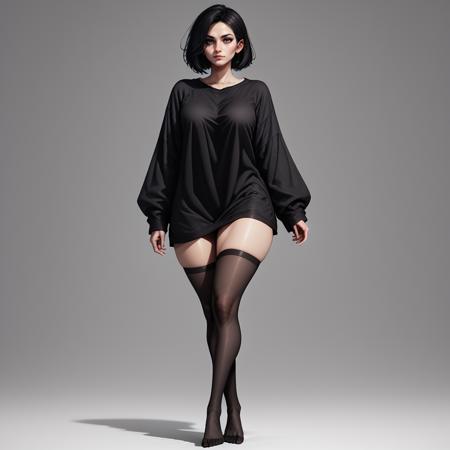 OversizedShirt&Stockings