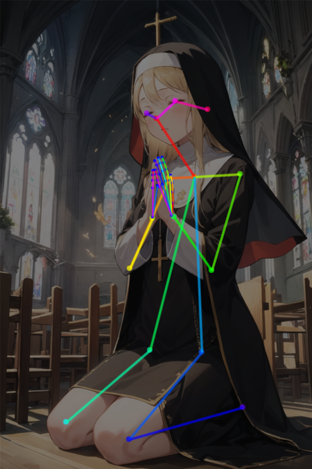 [OpenPose] Praying版本v1.0 (ID: 219377)