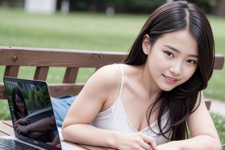 Normal Korean girl face, Chilloutmix base lora