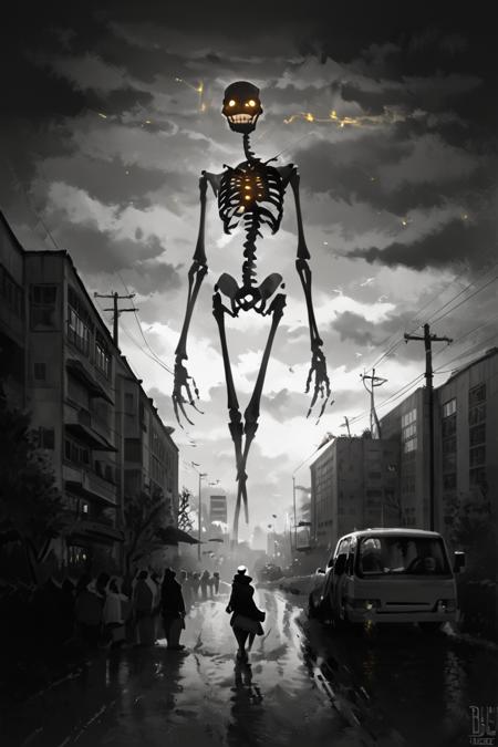Giant Skeleton: Gashadokuro | がしゃどくろ [Pony]