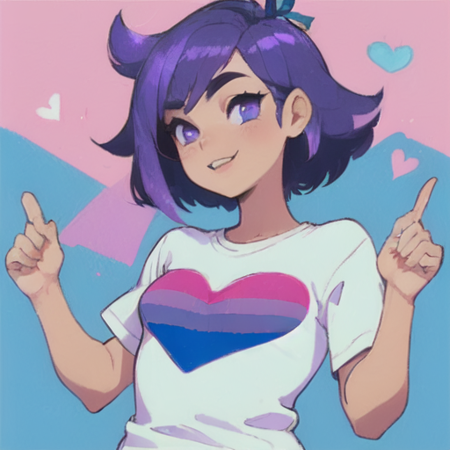 Bisexual Heart Shirt