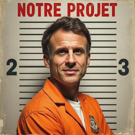 Emmanuel MACRON FLUX DEV LORA版本v2.1 (ID: 735361)