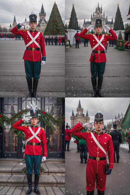 Christmas toy soldier costume