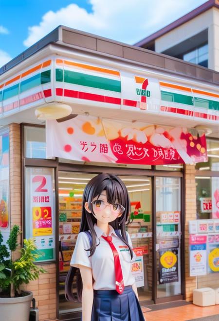 コンビニの外観7 PONY