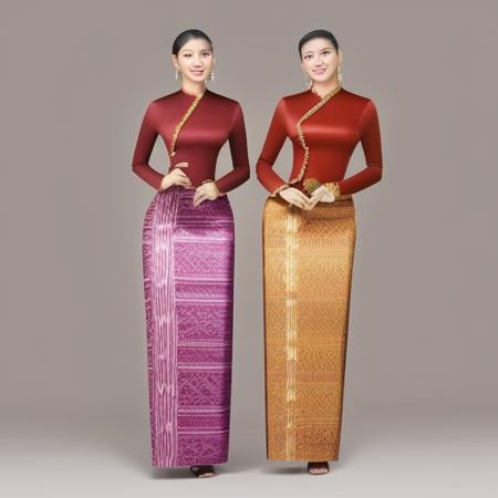 Myanmar Traditional wedding outfits