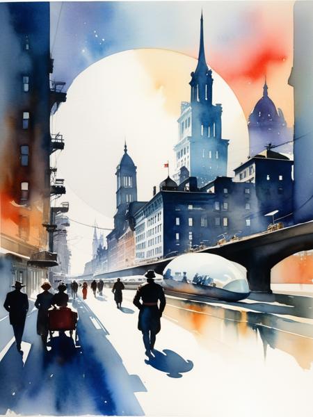 painting art Watercolor XL by Happy Ai/09/watercolor art/animation/anime/paintings/illustrations/水彩画/插画/动画/漫画/绘画/絵画/그림/