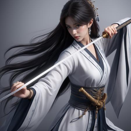Chinese female swordsman