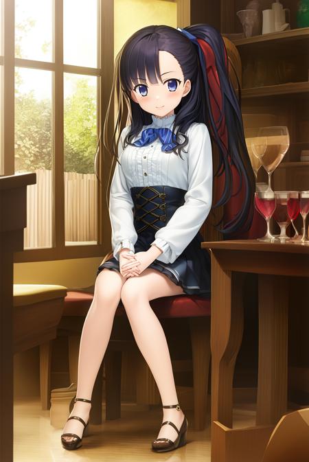 正常坐姿与站着弯腰 / Normal sitting posture and bending over while standing (full body)