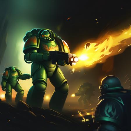 Salamanders - Warhammer 40,000 (SDXL)