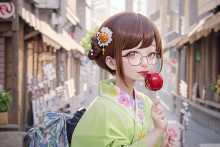 りんご飴 candy apple SD15