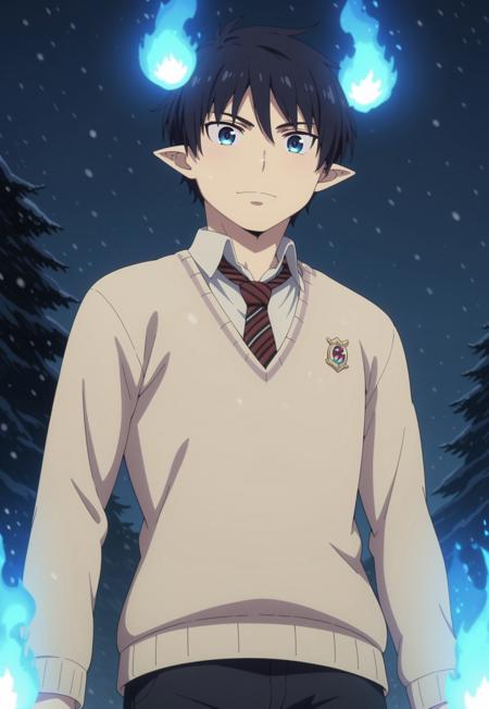 Rin Okumura | Blue Exorcist: Beyond the Snow Saga Pony XL版本V1 (ID: 1207546)