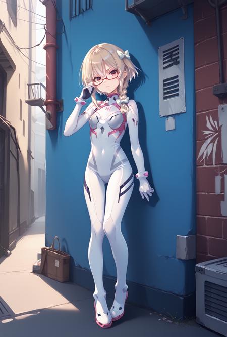 [Costume]Evangelion 3.0 Asuka/Mari lasty plugsuit /EVA 终 真希波/明日香的 白色作战衣