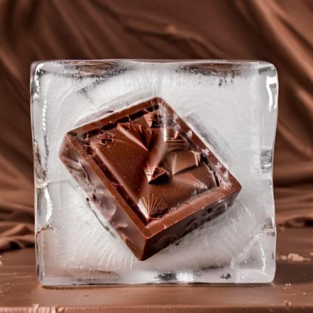 Frozen to Block of ice
