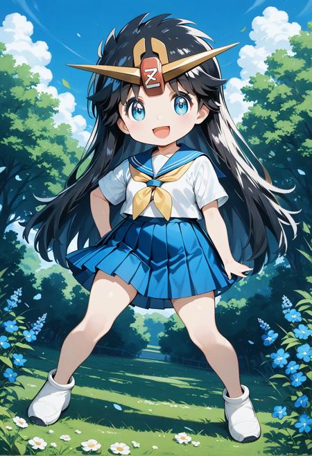 ゼータちゃん ponyDiffusion版 (ダブルゼータくんここにあり) / Zeta-chan (Double Zeta-kun is here)