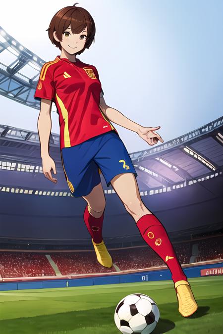 Sportswear - Soccer Uniforms - FIFA National Jerseys 2024版本Spain (ID: 521354)