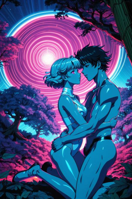 90s Neon Anime Style 1.5