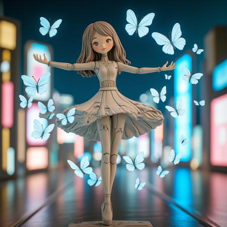 【3D chibi toy】Air dry clay style - FLUX
