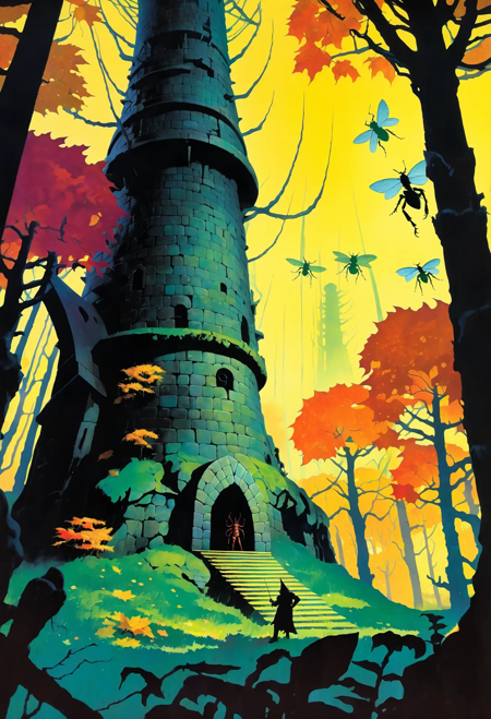 Pulp fantasy visual element wildcards