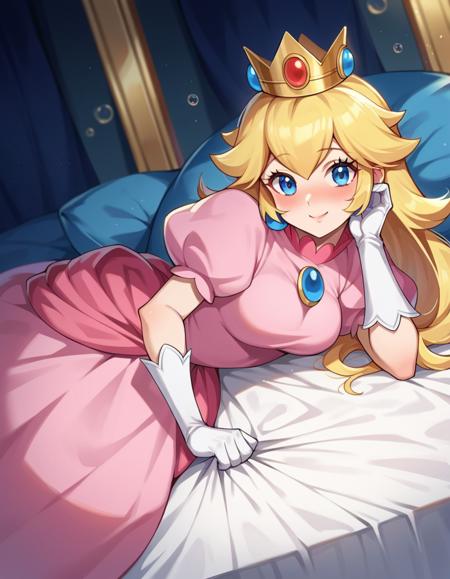 Princess Peach (ピーチ姫) - Super Mario Bros - COMMISSION
