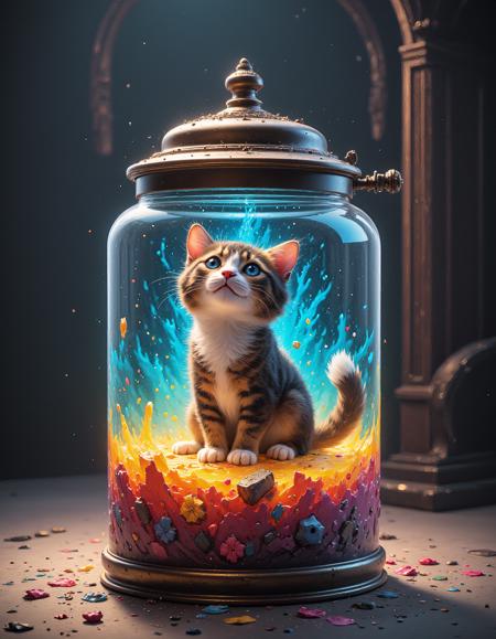 Contained Color Flux