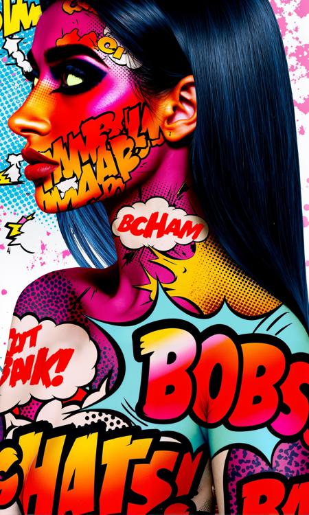 Comic Pop Art Skin [FLUX]