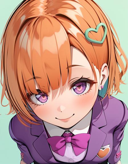 heart ring hair ornament：ハート型リングのヘアピンSDXL