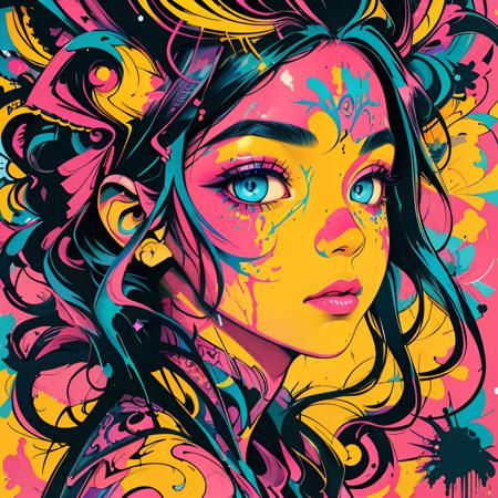 Art Nouveau Graffiti. LoRA
