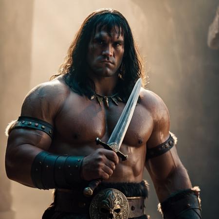Conan The Barbarian (comic style + character) XL + SD1.5 + F1D