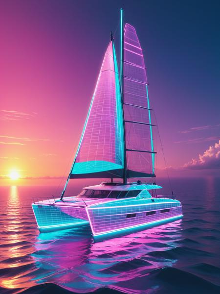 Neon Cyberpunk Vaporwave FLUX & SDXL