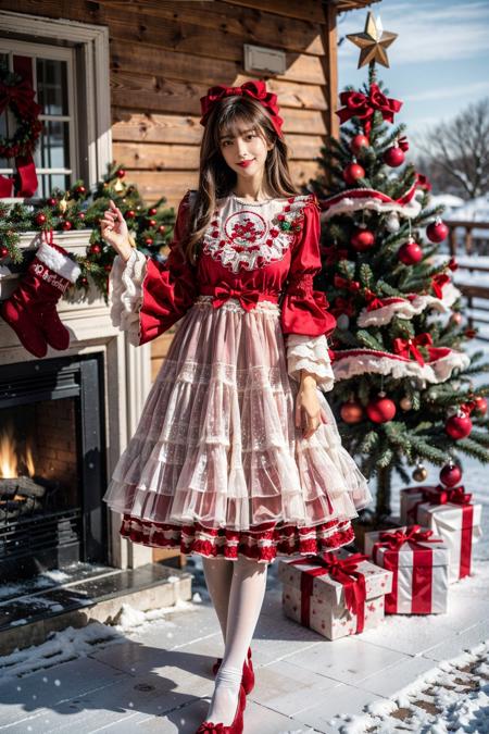 [Realistic] Christmas dress | 圣诞小裙几