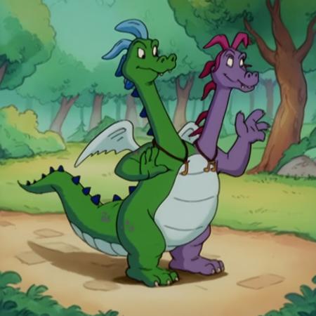 Zak and Wheezie Dragon Tales